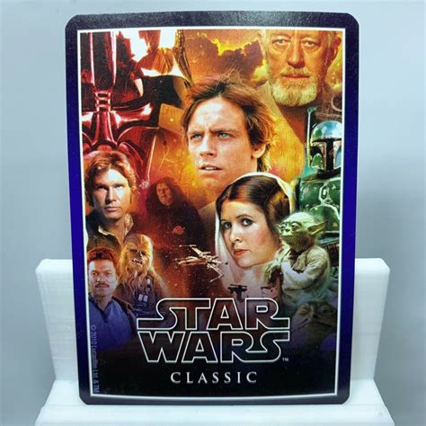 2010 Star Wars Playing Card 9 of Spades Slave Leia Luke Return of the Jedi