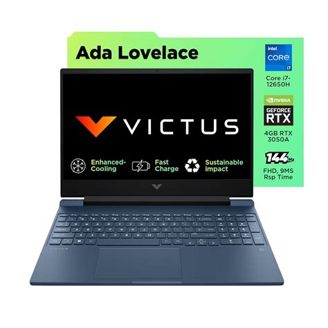 HP Victus, 12th Gen Intel Core i7-12650H, NVIDIA RTX 3050, 16GB DDR4 ...