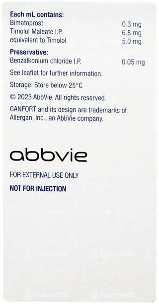 Ganfort 0.5/0.3% Eye Drops 3 ML | Order Ganfort 0.5/0.3 % Eye Drops 3 ...