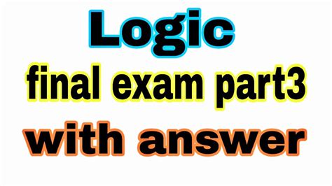 Image result for Logic Freshman Course Chapter Three