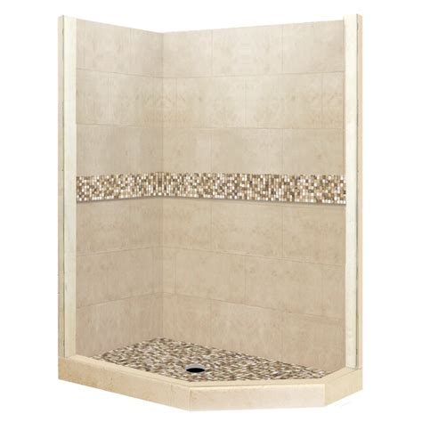 American Bath Factory Mesa Brown Sugar/Roma 20-Piece Neo-angle Corner ...