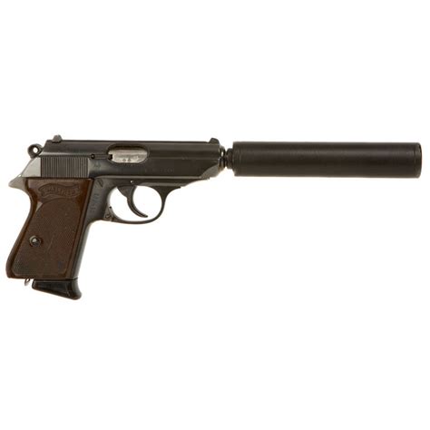 Deactivated Walther PPK with Silencer