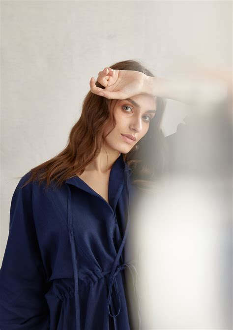 Moro Linen Drawstring Kaftan – Jamies