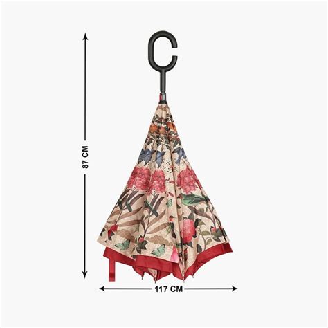 Buy INDIA CIRCUS Bird Land Printed Reversible Umbrella from India ...