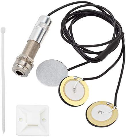 PAGOW Pickups Piezo Transducer, 3 in 1 Microphone Contact Self-adhesive ...