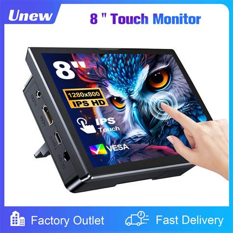 8 inch Touch Monitor 1280x800P 16:10 Widescreen Ratio HDMI Interface ...