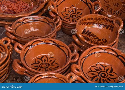 Traditional Mexican Clay Pots Stock Image - Image of jalisco ...