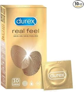 DUREX Real Feel Condoms for Men - 10 Count| For Real Skin on Skin ...