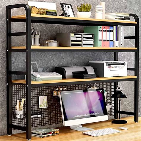 Bookcase Storage Computer Desk 的图像结果