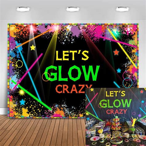 Mocsicka Neon Glow Birthday Party Photo Booth India | Ubuy