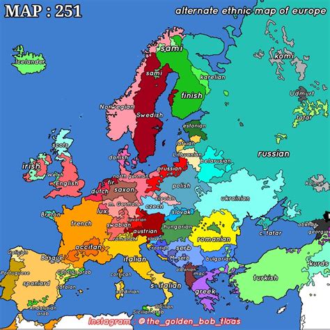 Alternate ethnic map of Europe : r/imaginarymaps