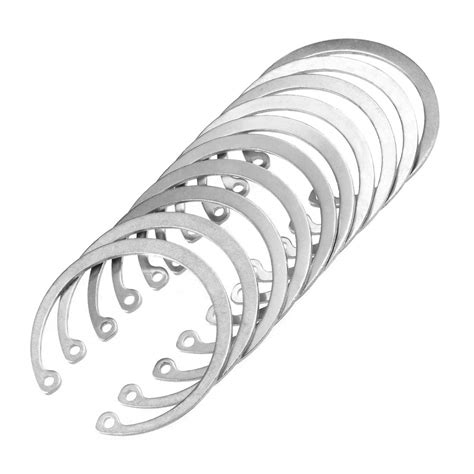 uxcell 64mm External Circlips C-Clip Retaining Snap Rings 304 Stainless ...