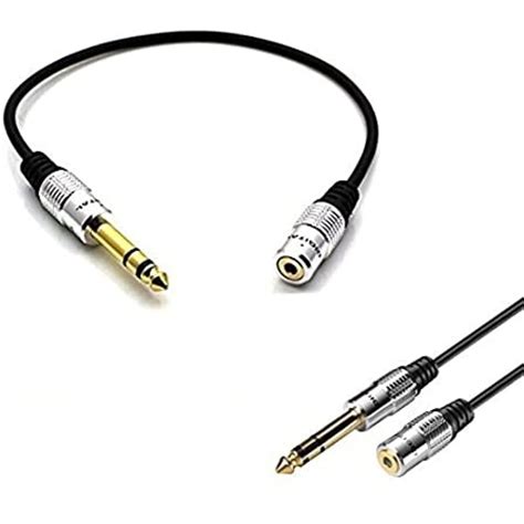 ATC Aluminum 30cm/12inch Golden Plated Metal Stereo 6.35mm 1/4'' TRS ...
