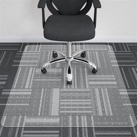 Amazon.com : Office Chair Mat for Low Pile Carpeted Floors - 46" x 60 ...