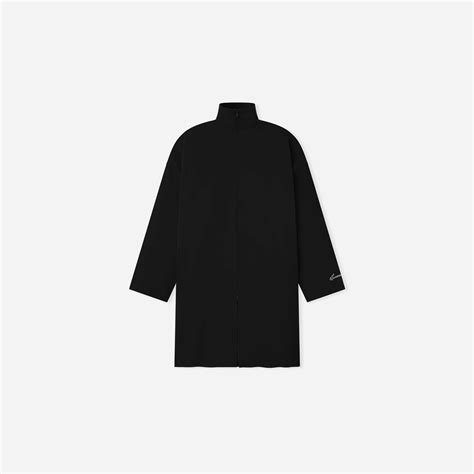 Fear Of God Essentials Sporty Nylon High Neck Jacket Jet Black – The ...