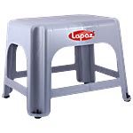 Buy Lapaz Stool/Patla - Unbreakable, Plastic, Strong & Durable, Grey ...