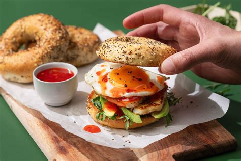 Haloumi & Avocado Breakfast Bagel Recipe | Barker's of Geraldine