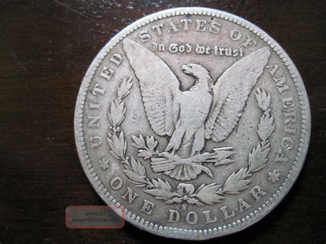 1896 S Morgan Silver Dollar Coin