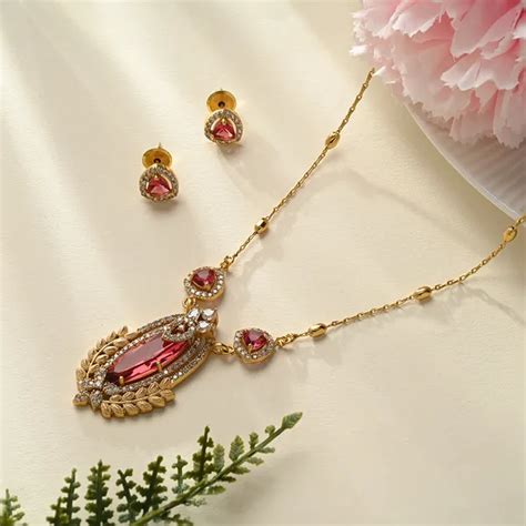 Vedh Jewels Vintage Oval Charm Necklace – Antique Gold Elegance Price ...