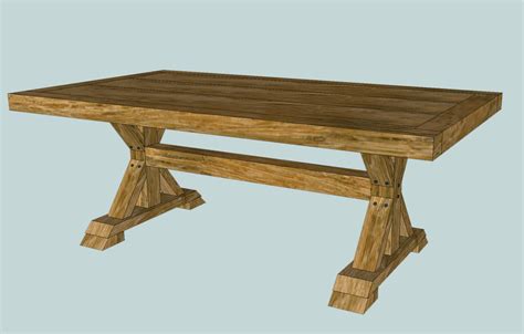 Unbelievable Farmhouse Trestle Table Plans Ideas | Turtaras