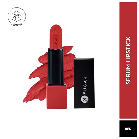 Glide Peptide Serum Lipstick 04 Cairo Crimson | SUGAR...