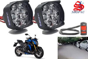 SHOP4U Waterproof 9 LED Fog Light with Switch for Suzuki GSX S750 ...