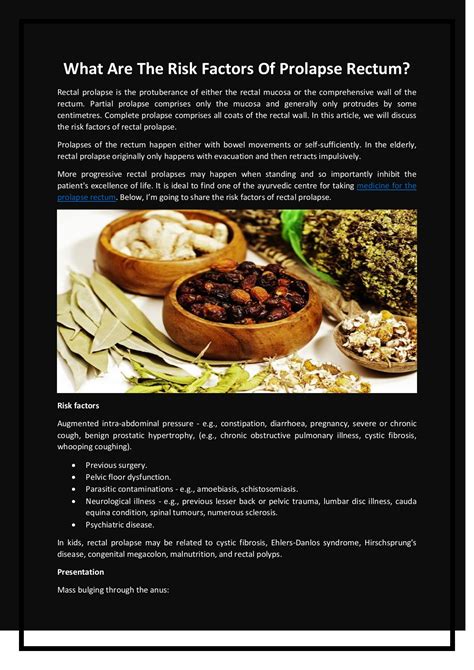 What Are The Risk Factors Of Prolapse Rectum - Rohan Gupta - Page 1 - 2 | Flip PDF Online | PubHTML5