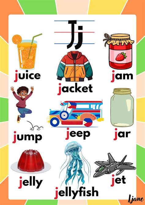 Best 13 Things That Start With J Letter with Pictures, Alphabet J Words ...