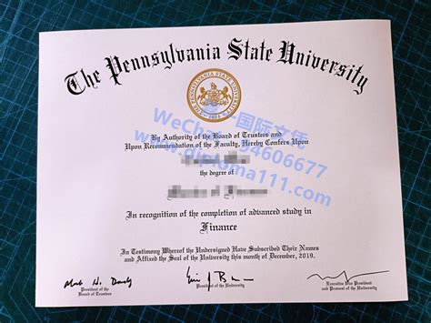 制作美国PSU文凭烫金细节图，复购宾夕法尼亚州立大学毕业证值得信任