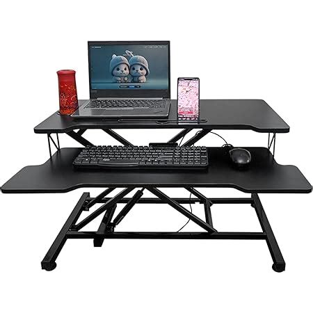 Standing Desk Converter - Height Adjustable Sit to India | Ubuy