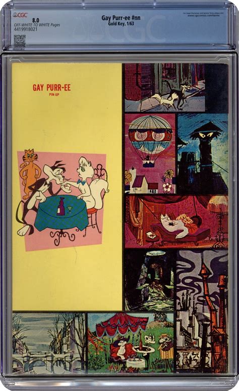 Gay Purr-ee (1962 Movie Comics) comic books graded by CGC