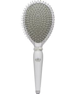 Elite Models (France) Plastic Bristles Flat Cushion Hair Brush - White ...