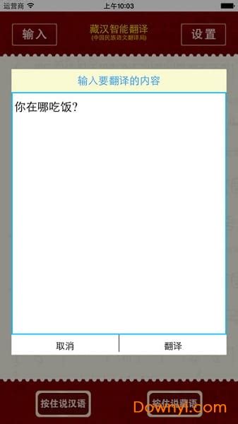 藏文翻译app软件截图预览_当易网