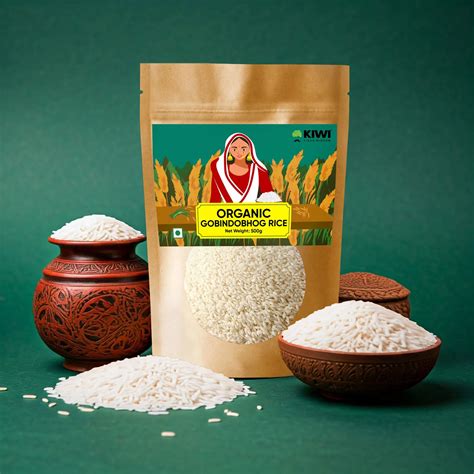 Organic Gobindobhog Rice – KIWI Kisan Window