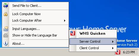 Add-In: WHS Quicken 1.0.6.6