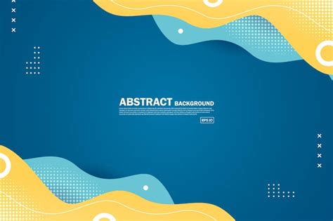 Blue modern business presentation banner vector | Premium Vector