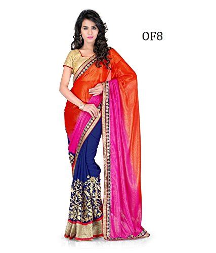 Buy Kesar fashion multi color saree(AX_OF_7) at Amazon.in