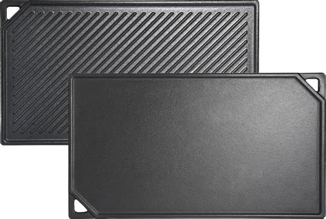 Amazon.com: NutriChef Cast Iron Reversible Grill Plate - 18 Inch Flat ...