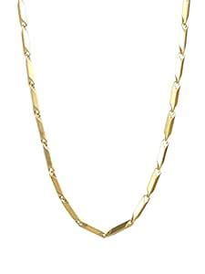 BOLD BY PRIYAASI Twisted Cuboids Gold-Plated Link Chain - Stylish ...