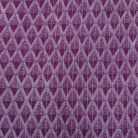 Pure Cotton Dabu Silver Lurex With Diamond All Over Pattern Hand Block ...