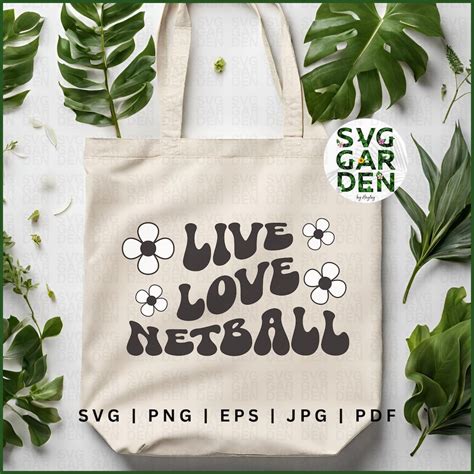 Buy Live Love Netball Svg, Netball SVG, Netball Gift, Cut Files for ...
