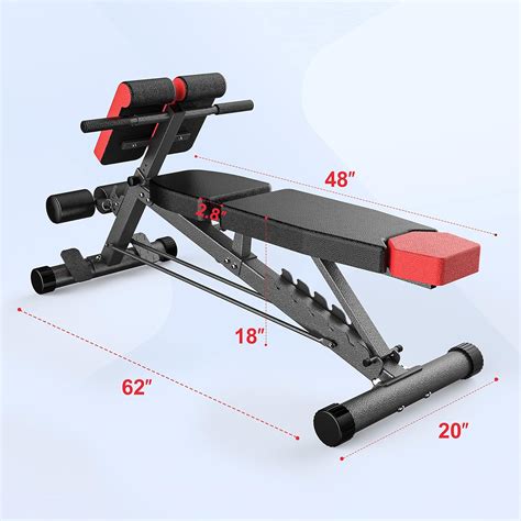 Buy Finer Form Multi-Functional FID Weight Bench for Full All-in-One ...
