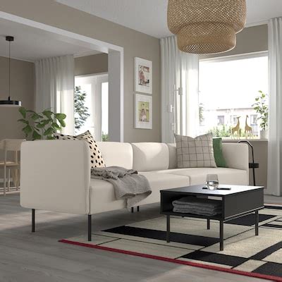 LILLEHEM 4-seat modular sofa, Vissle/beige metal - IKEA