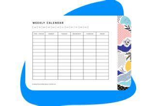 Weekly Calinder 的图像结果