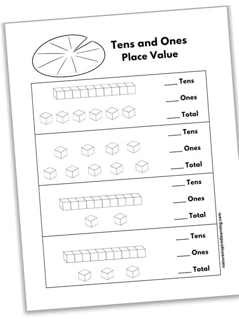 Free Printable Sheets For Tens And Ones