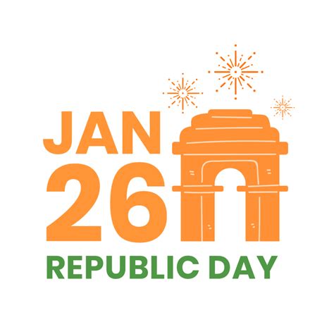 Free 26th January Republic Day Clipart Template to Edit Online