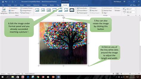 To Insert Picture into Another Using Microsoft Word 的图像结果