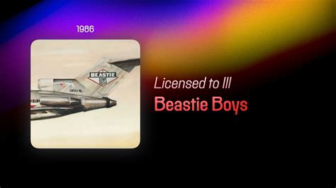 Beastie Boys Licensed To Ill Album Cover