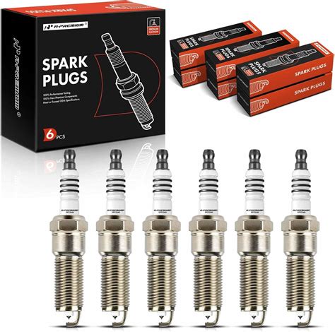 A-Premium Iridium Platinum Spark Plugs Compatible with Jeep Wrangler & Dodge Grand Caravan ...