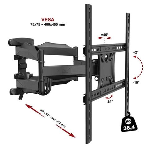 LCD LED TV Full Motion Wall mounts, swivel and tilt , brackets heavy ...